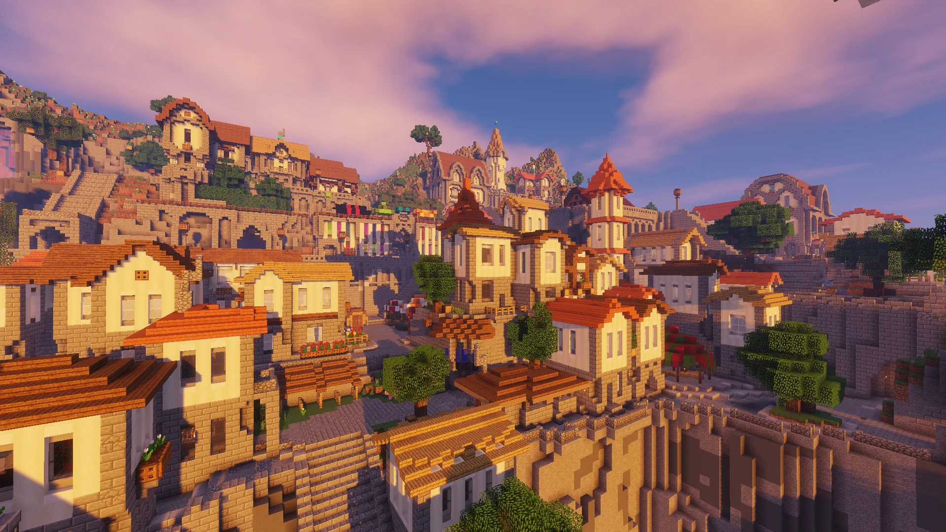 City sunset, Orth