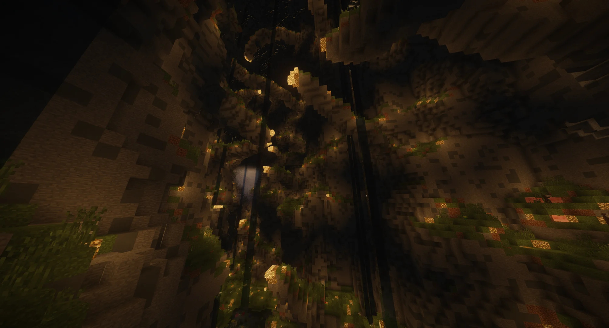 Underground caves